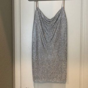 Alice and Olivia Rhinestone mini dress